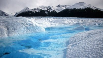 Glacier Ice Patagonia Mountains Landscape UHDSmall