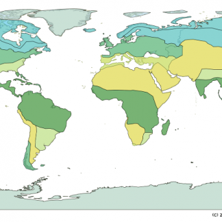 OpenSTEM world climate zones map