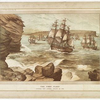 The First Fleet entering Port Jackson 26 January 1788