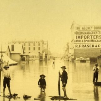 Charlotte St, Brisbane 1893 floods