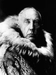 Roald Amundsen in fur skins
